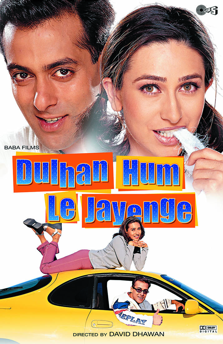 Dulhan Hum Le Jayenge Movie Poster Salman Khan Karisma Kapoor