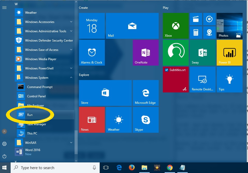 What Is Run Command Window And How To Open It