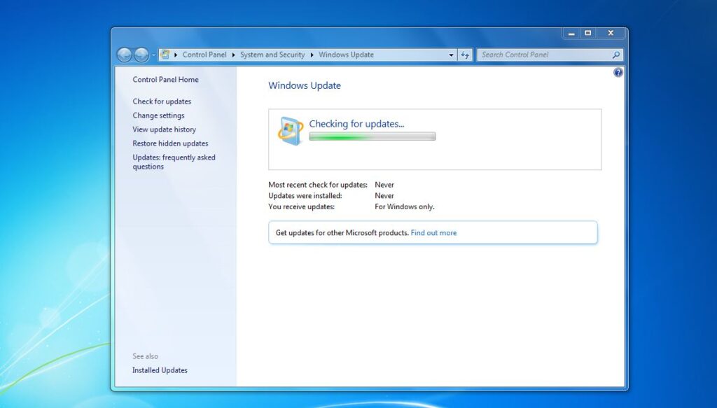 How to install updates in Windows 7 (All version) - Meinstyn Library