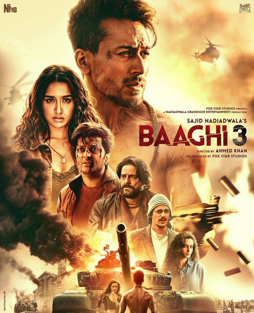 Baaghi 3 Movie Dialogues (Filmy Quotes)