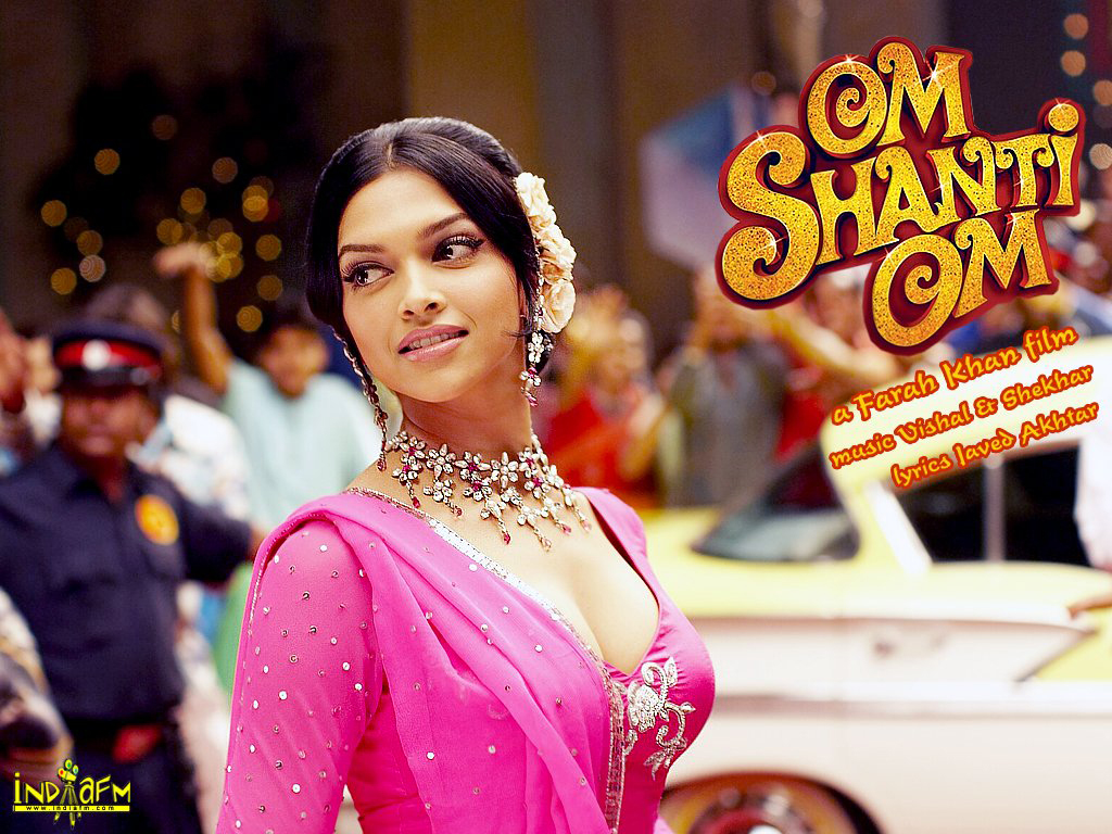 Om Shanti Om Movie Dialogues Poster - Shahrukh Khan, Deepika Padukone