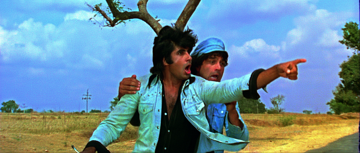 Sholay Movie Poster - Jay And Veeru - Yeh Dosti Hum Nahin Todenge Desktop HD Wallpaper