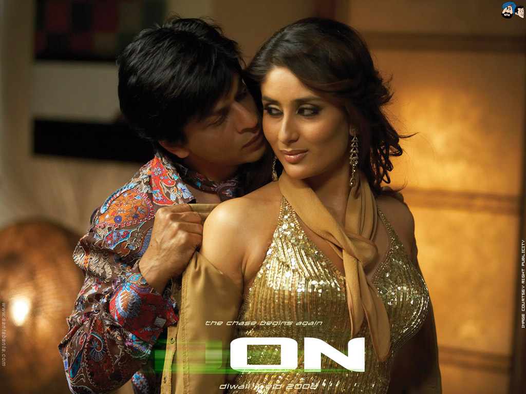 Don Movie Dialogues - Shahrukh Khan And Kareena Kapoor - Sexy HD Photo - Desktop Background